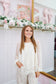Ellison Lace Balloon Sleeves Top - Cream