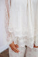 Ellison Lace Balloon Sleeves Top - Cream