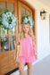 Marissa Knit Tank & Short Set - Pink