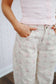 Colette Floral Printed Twill Barrel Pants - Ivory