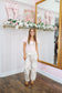 Ashlyn Multi Floral Patchwork Pants - Ivory