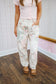 Ashlyn Multi Floral Patchwork Pants - Ivory