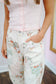 Ashlyn Multi Floral Patchwork Pants - Ivory