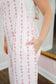 Selena Floral Stripe Jumpsuit - Pink
