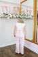 Selena Floral Stripe Jumpsuit - Pink