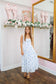Linda Floral Corset Midi Dress - Blue