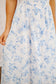Linda Floral Corset Midi Dress - Blue
