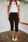 Talia Capri Pants - Black