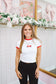 Bella Vespa Beaded Top - Off White