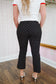 Kehlani Polka Dot Capri Pants - Black