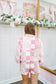 Sabrina Patchwork Quilted Pullover & Shorts Set - Pink