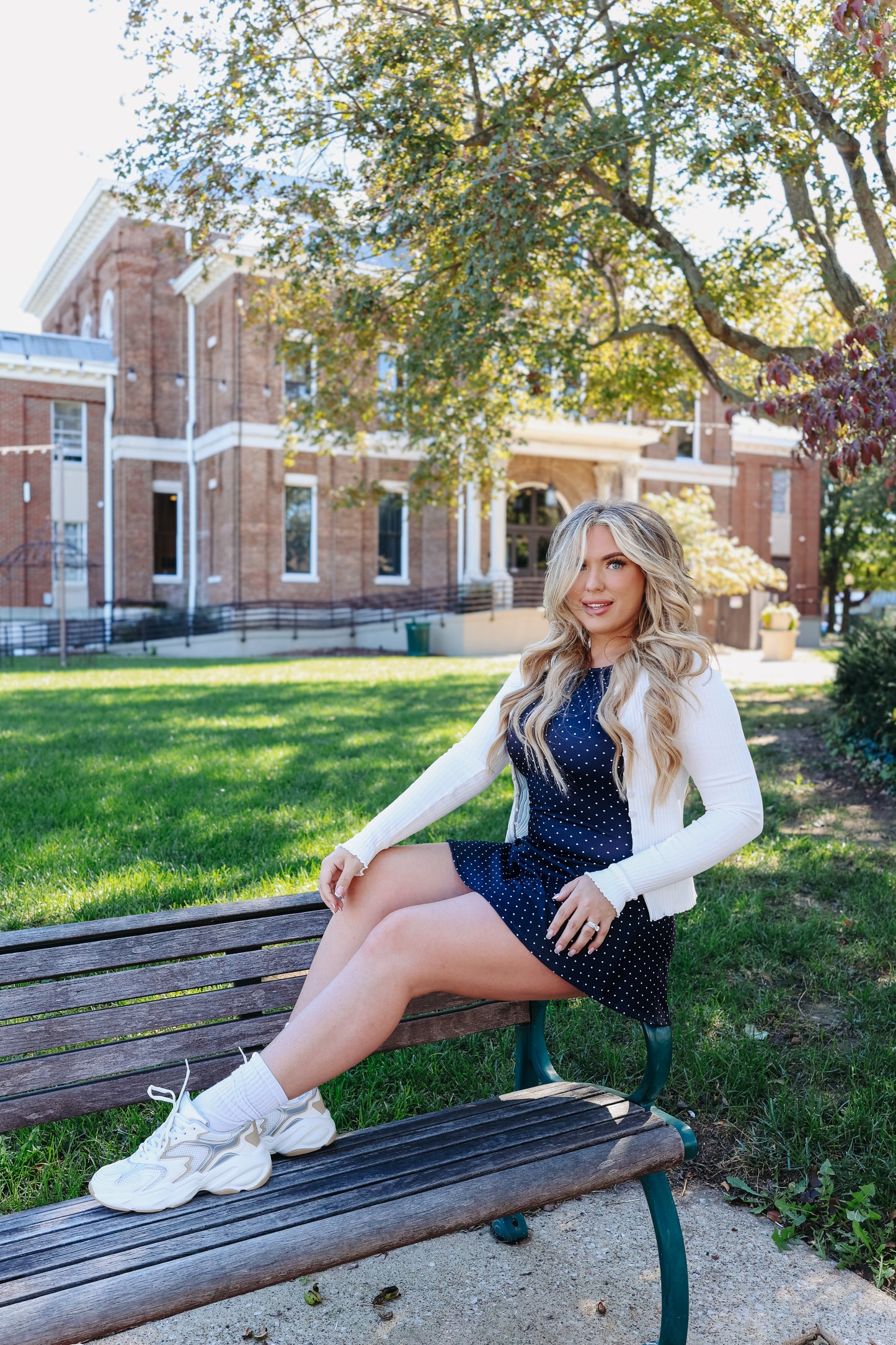 Greer Ribbed Button Down Top - White