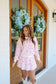 Kris Floral Skort Set - Pink