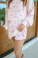 Kris Floral Skort Set - Pink