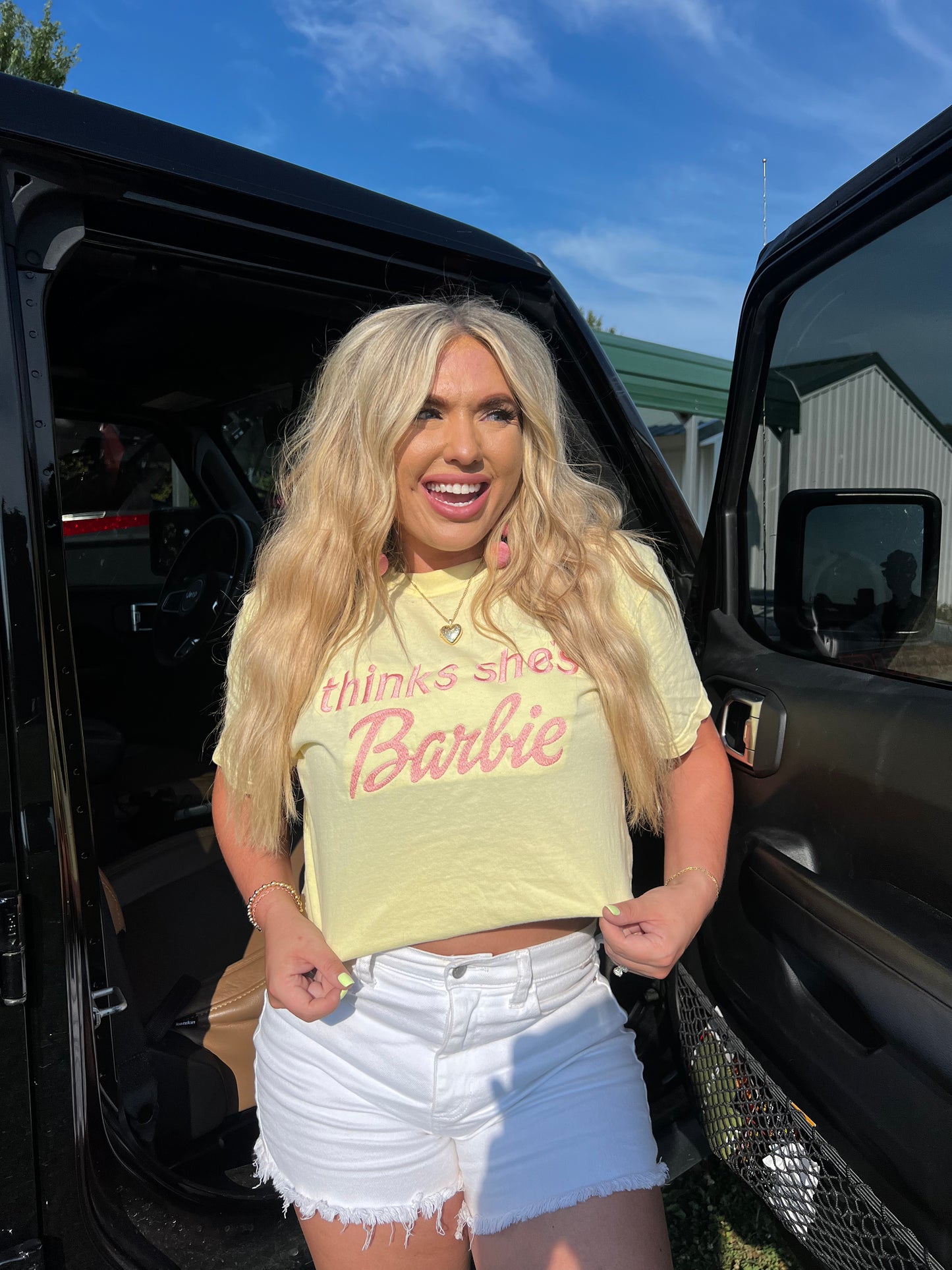 CUSTOM ORDER: Thinks She's Barbie Tee