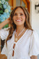 Pearl Beaded Cross Medallion Pendant Necklace - Gold