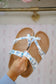 Niki Floral Sandals - Blue