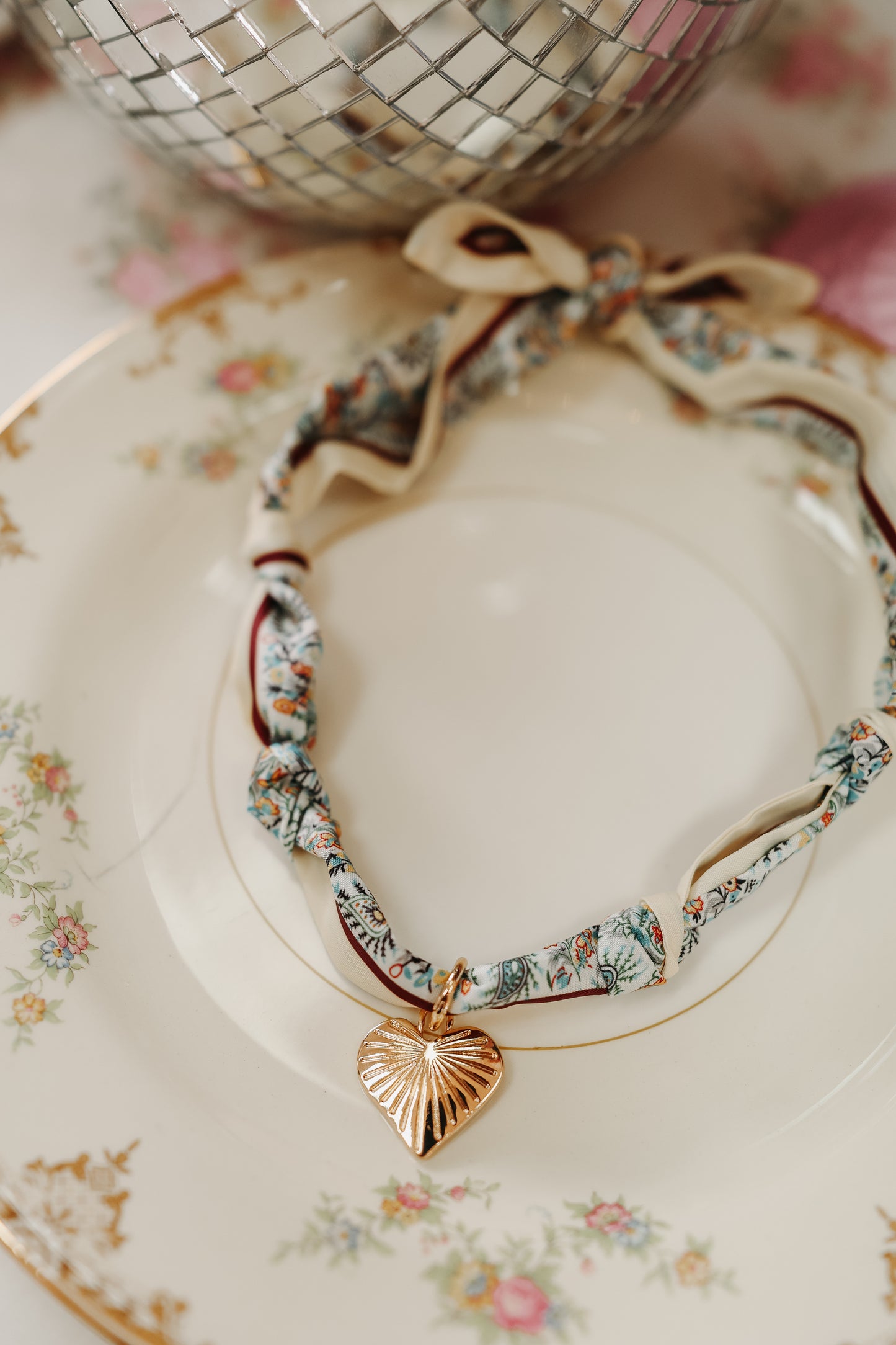 Nellie Charm Scarf Necklace - Multiple Colors