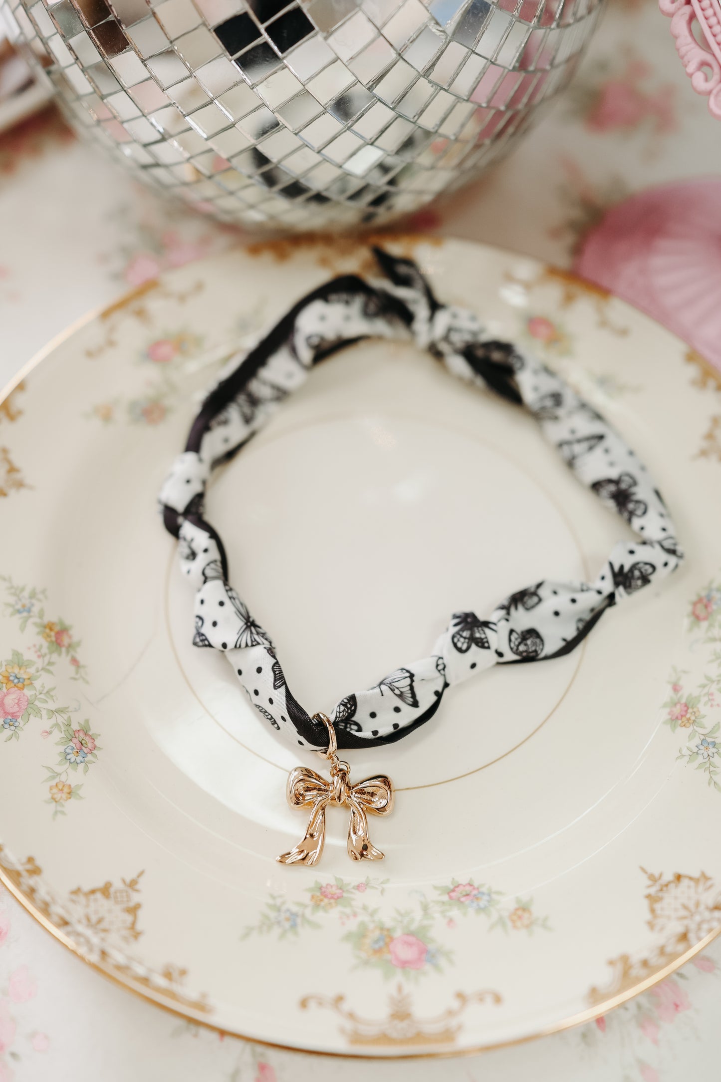 Nellie Charm Scarf Necklace - Multiple Colors