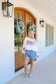 Sweet Summer USA Patchwork Pullover - White