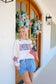 Sweet Summer USA Patchwork Pullover - White