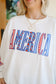 Sweet Summer USA Patchwork Pullover - White