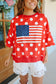 All American Cutie Polka Dot Top - Red