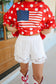 Karson Ruffle Hem Lace Shorts - Off White