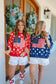 All American Cutie Polka Dot Top - Navy