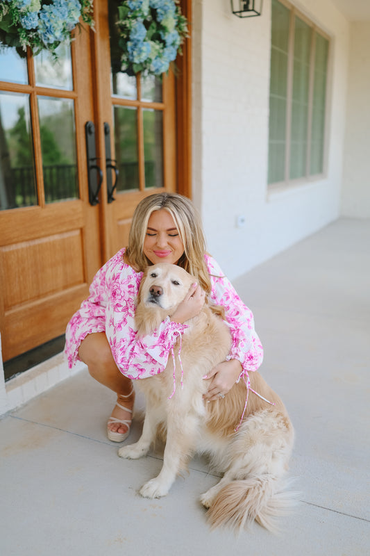 Camelia Floral Dress - Pink