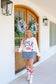 USA Babe Patchwork Sweatshirt - Off White