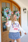 USA Babe Patchwork Sweatshirt - Off White