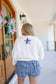 USA Babe Patchwork Sweatshirt - Off White