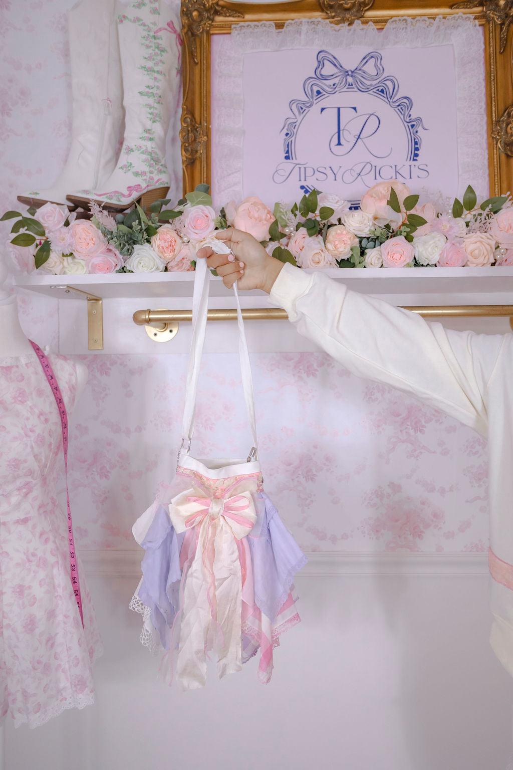 Crossbody Snagbag- Lavender/Pink Multi