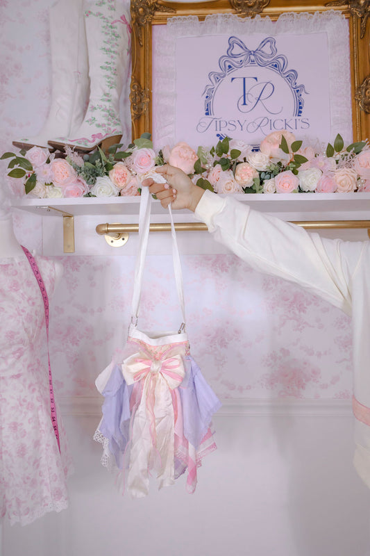 Crossbody Snagbag- Lavender/Pink Multi