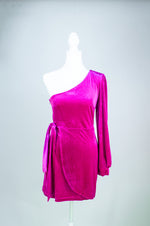 Load image into Gallery viewer, Riley Dress- Magenta
