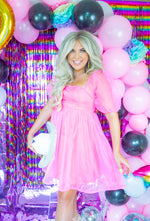 Load image into Gallery viewer, C&#39;mon Barbie Dress- Barbie Pink
