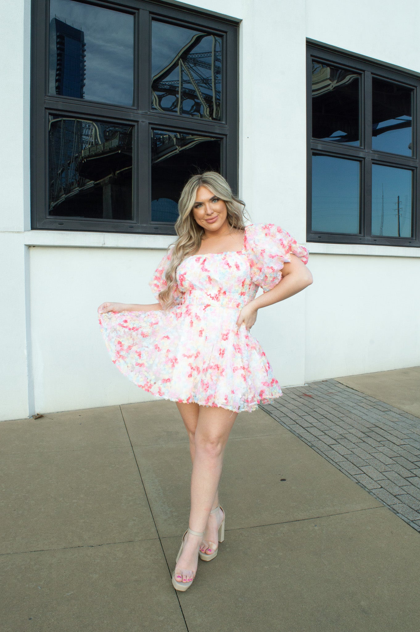 Briley Dress- Pink Multi