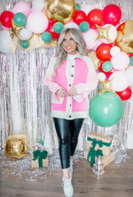 Load image into Gallery viewer, Pink Holladayz Shacket- Pink
