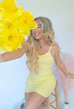 Load image into Gallery viewer, Yellow Bodycon Yellow Dress Tight Bodycon Is Butter A Carb Backless Dress Cotton Dress Basic Dress Spring Dress Spring BodyCon Spring Outfit Nashville Dress Broadway Nashville Outfit
