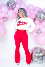 Load image into Gallery viewer, Very Merry Pullover- Crisp White

