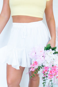 Perfect Match Skirt- White