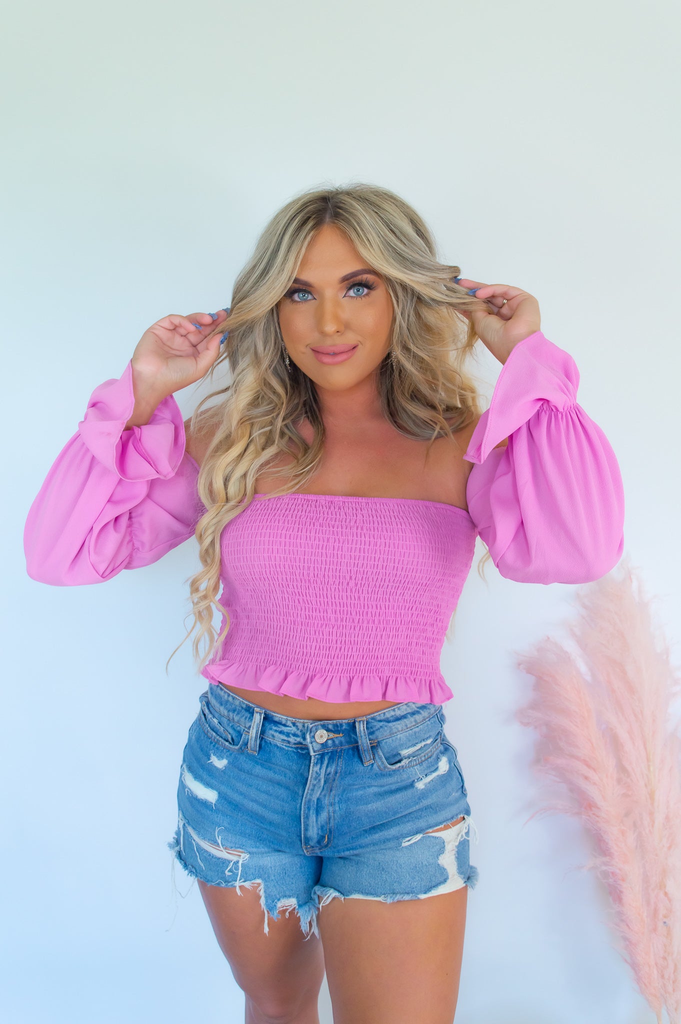 Pretty In Pink Top- Pink