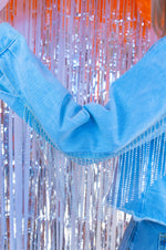 Load image into Gallery viewer, Cinderella Rhinestone Denim Jacket- Light Denim
