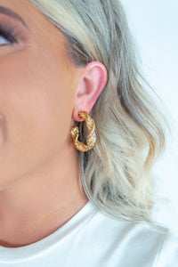Golden Girl Earrings- Gold