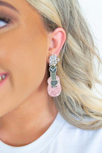 Pick Me Earrings- Pink
