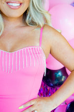 Load image into Gallery viewer, Hell On Heels Dress- Barbie Pink
