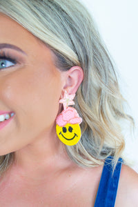 She's Gone Country Earrings- Yellow