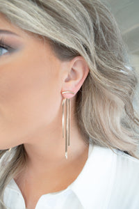 Grace Drop Earrings- Gold