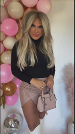 Load and play video in Gallery viewer, Espresso Martini Skirt- Dusty Pink
